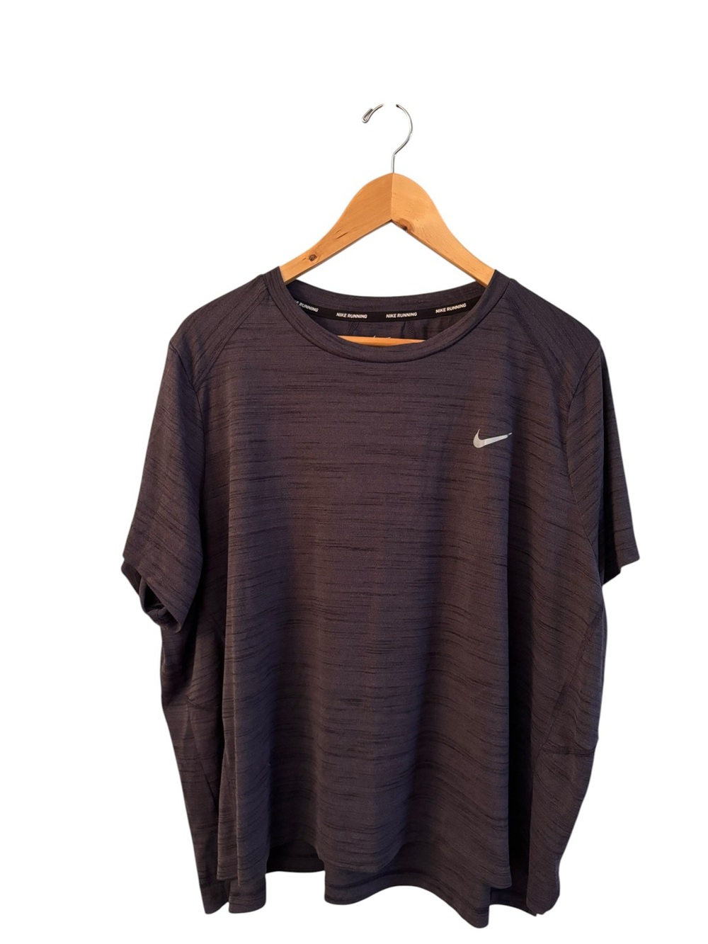 Nike Men's Dark Heather Gray Short Sleeve Dri-FIT Tee 2X 8 0536